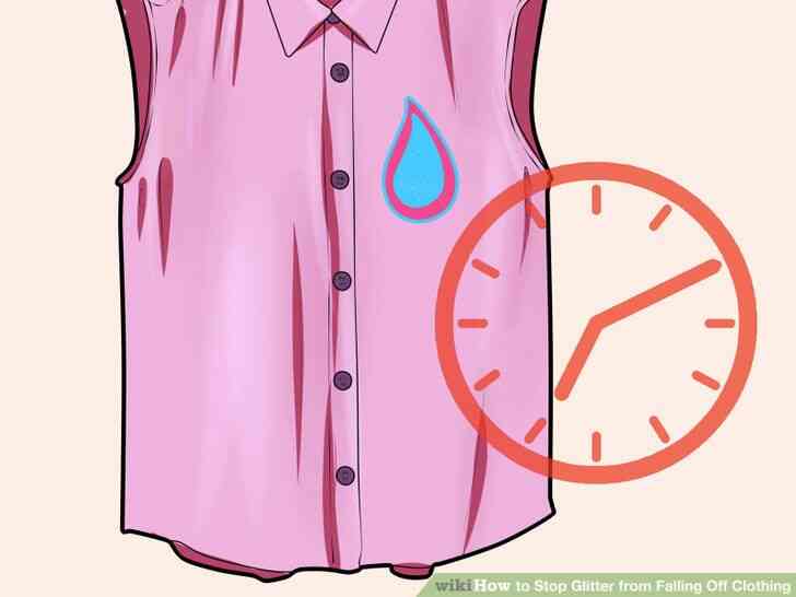 Image intitulé Stop Paillettes de Tomber Hors de Vêtements de l
